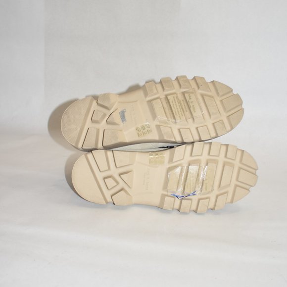 $650 RAG & BONE Natural Lace-up Shearling Ankle Boots COMBAT PLATFORM 39 (PA3) - Picture 8 of 10